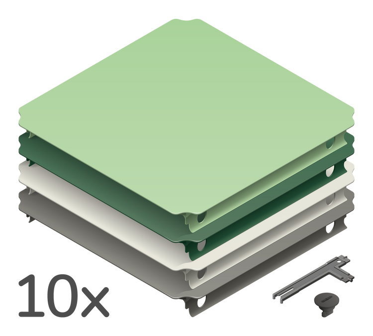 Plackeset XXL