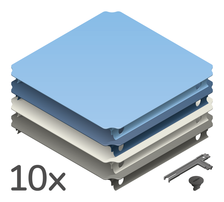 Plackeset XXL