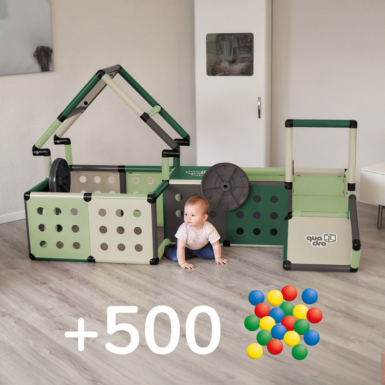 Evolution + Lochplattenset XXL + 500 Bälle