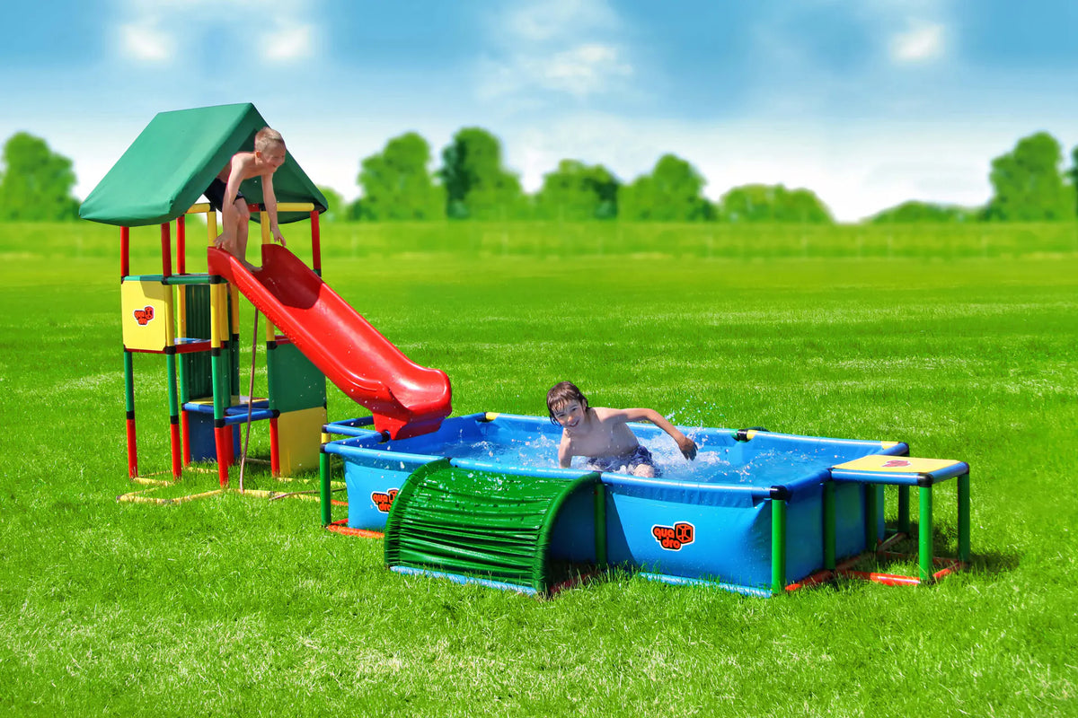 QUADRO Universal mit integriertem Pool – Aufbauvariante 4