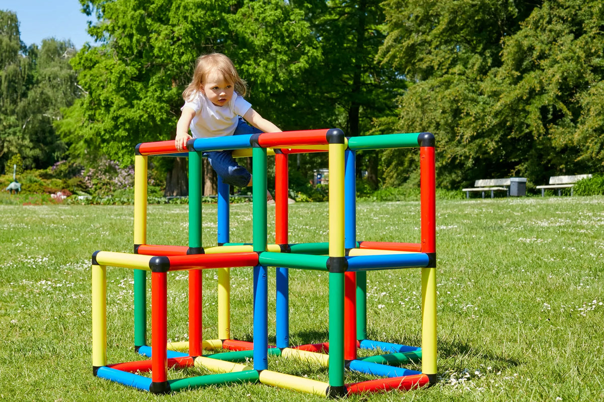 QUADRO Kletterpyramide – Aufbauidee 2