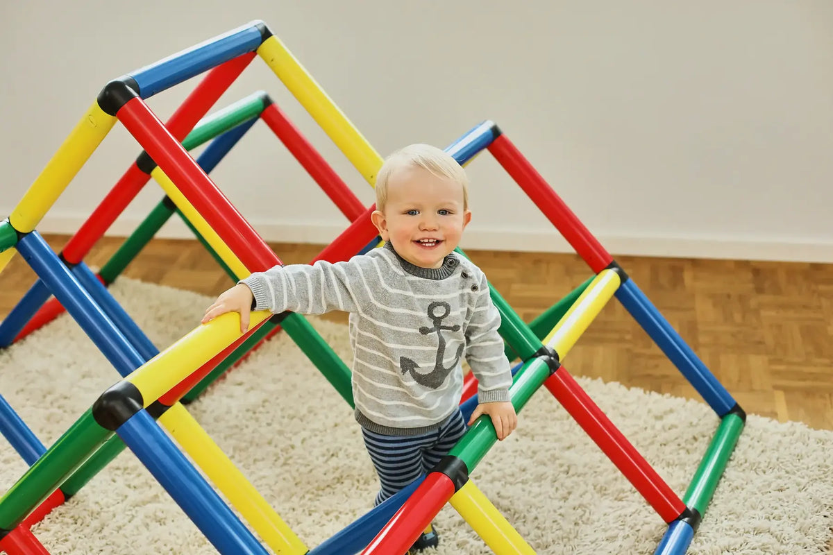 QUADRO Kletterpyramide – Aufbauidee 4