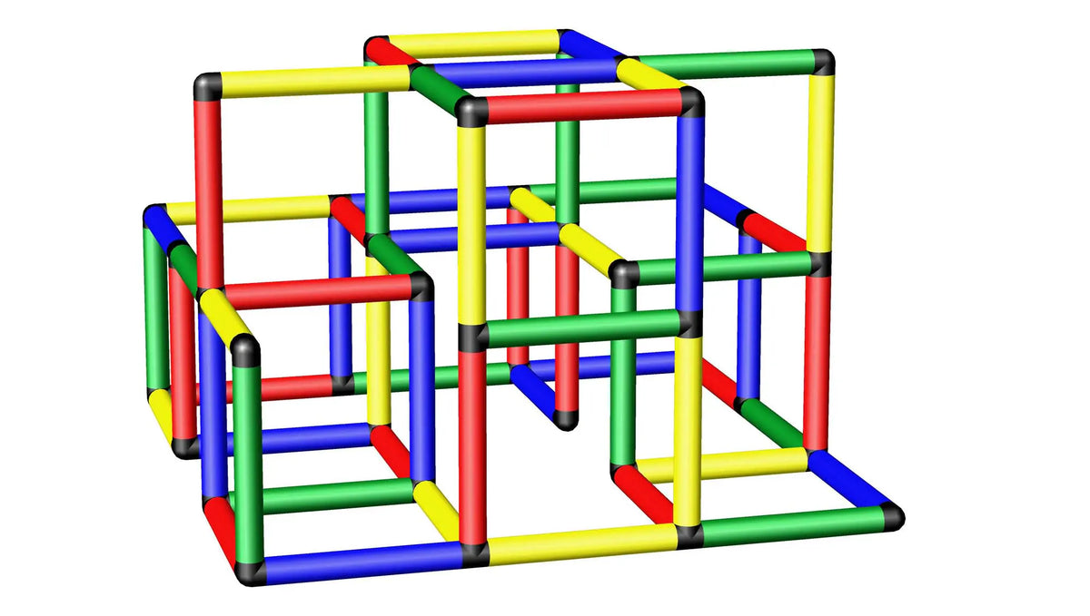QUADRO Kletterpyramide – Aufbauidee 7