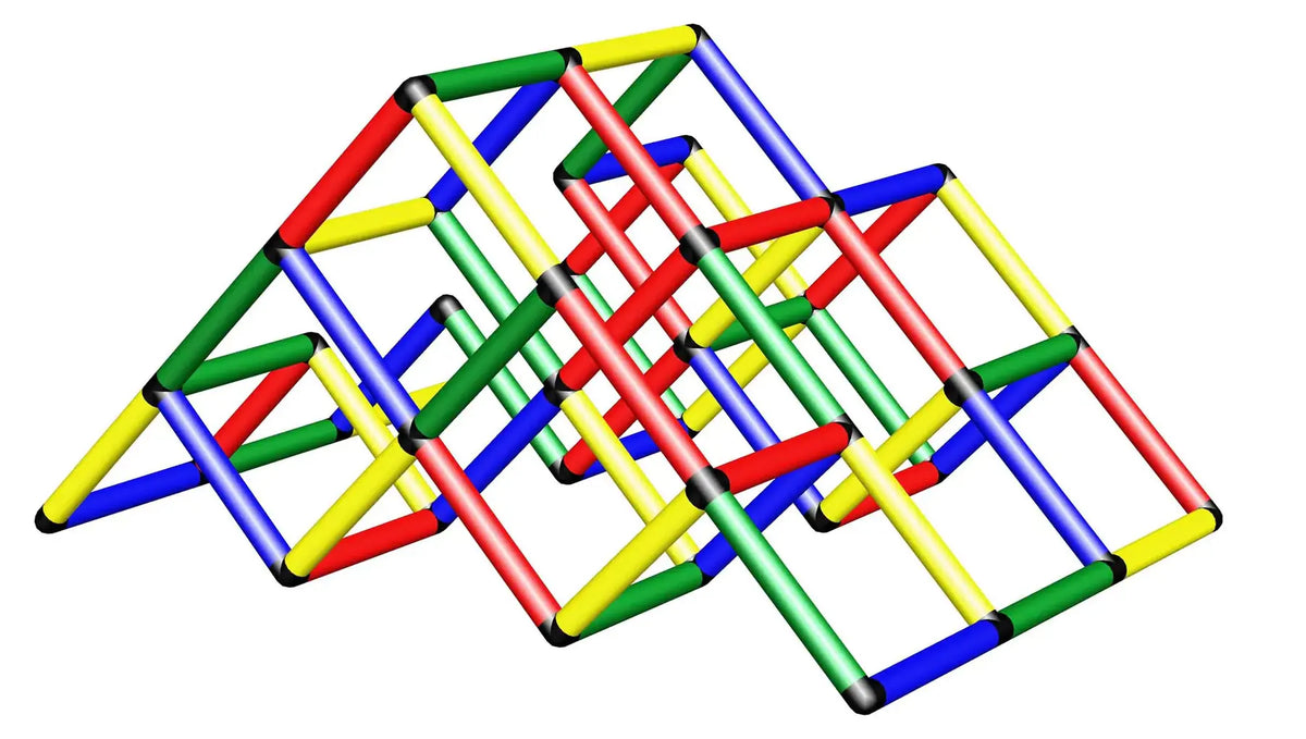 QUADRO Kletterpyramide – Aufbauidee 8