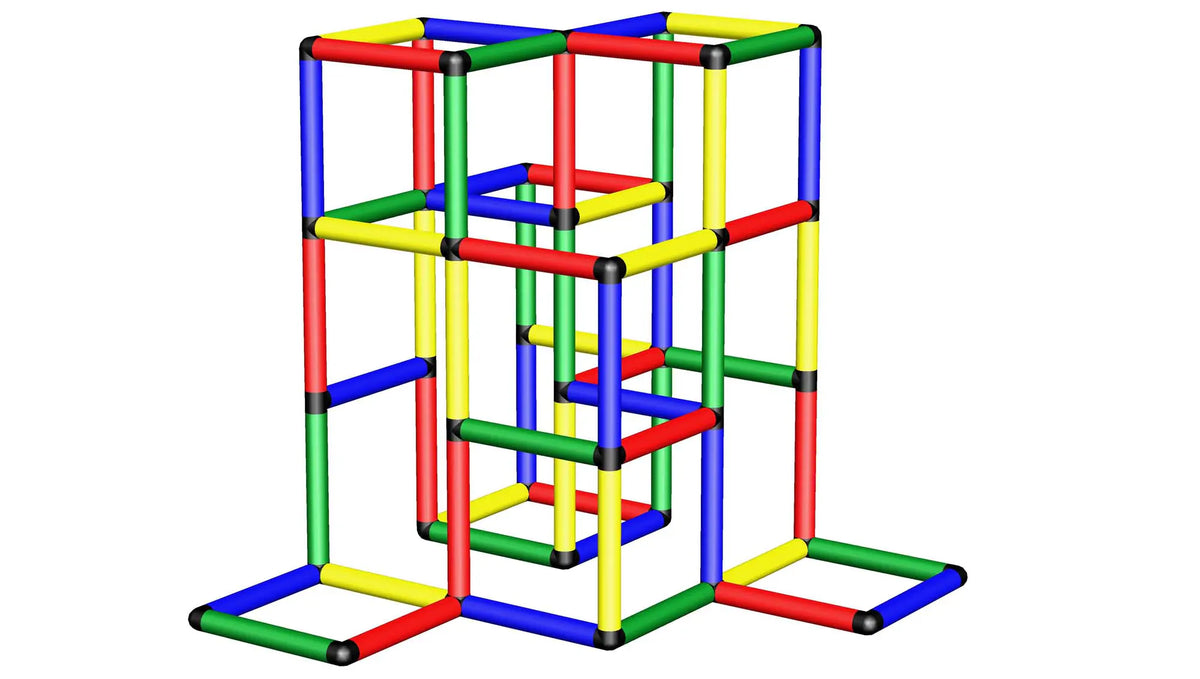 QUADRO Kletterpyramide – Aufbauidee 9