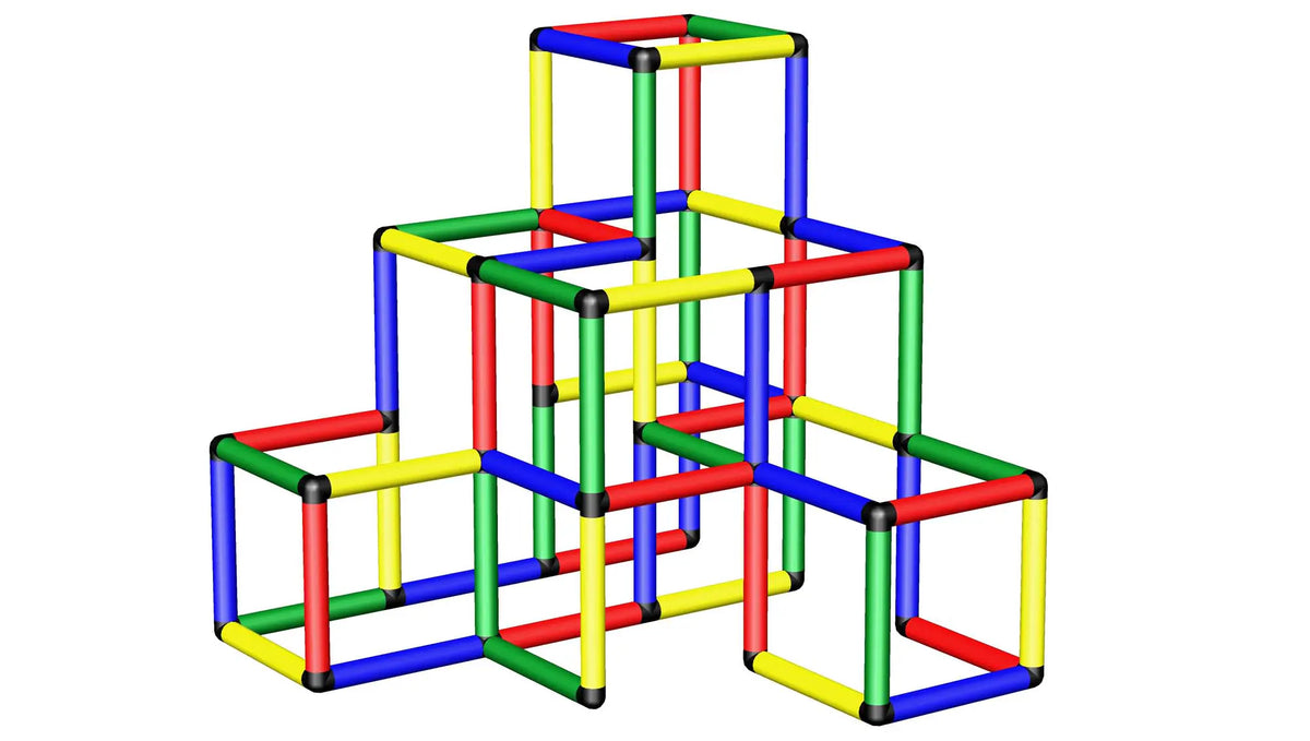 QUADRO Kletterpyramide – Aufbauidee 11