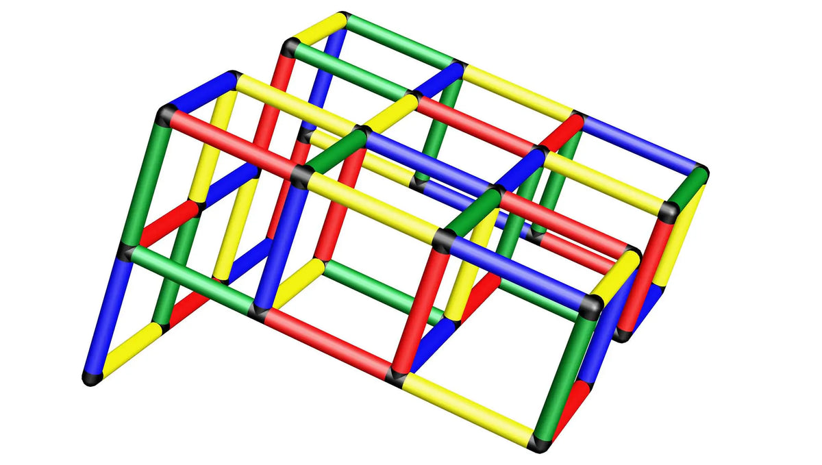QUADRO Kletterpyramide – Aufbauidee 12
