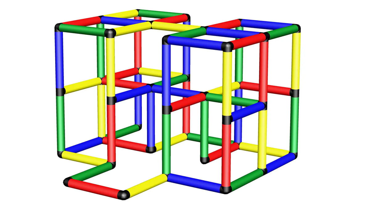 QUADRO Kletterpyramide – Aufbauidee 14