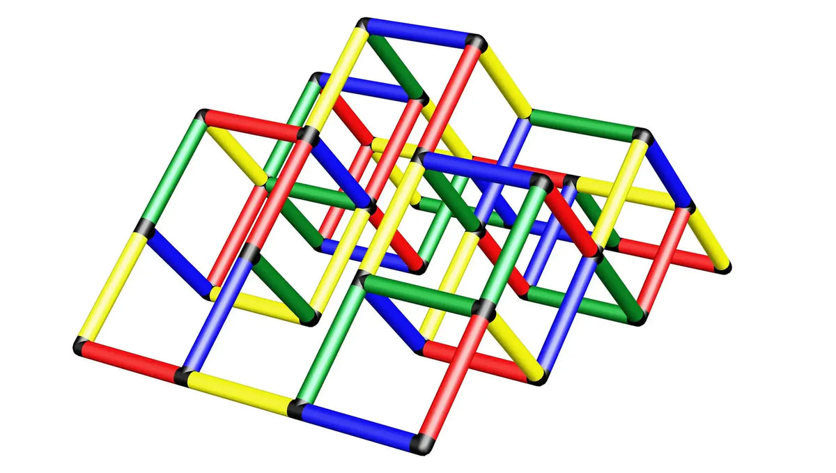 QUADRO Kletterpyramide – Aufbauidee 15