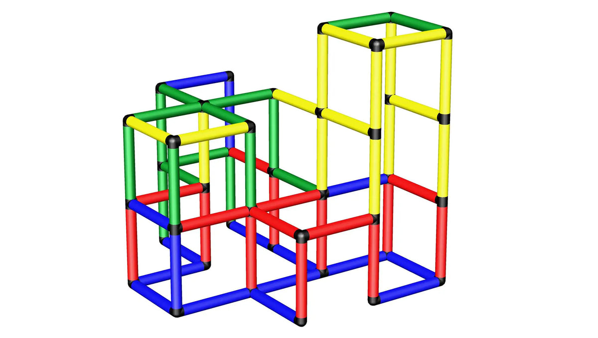 QUADRO Kletterpyramide – Aufbauidee 16