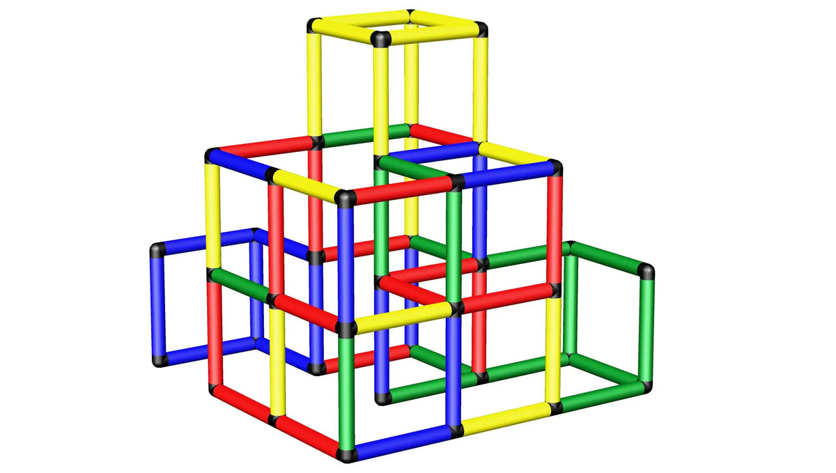 QUADRO Kletterpyramide – Aufbauidee 17