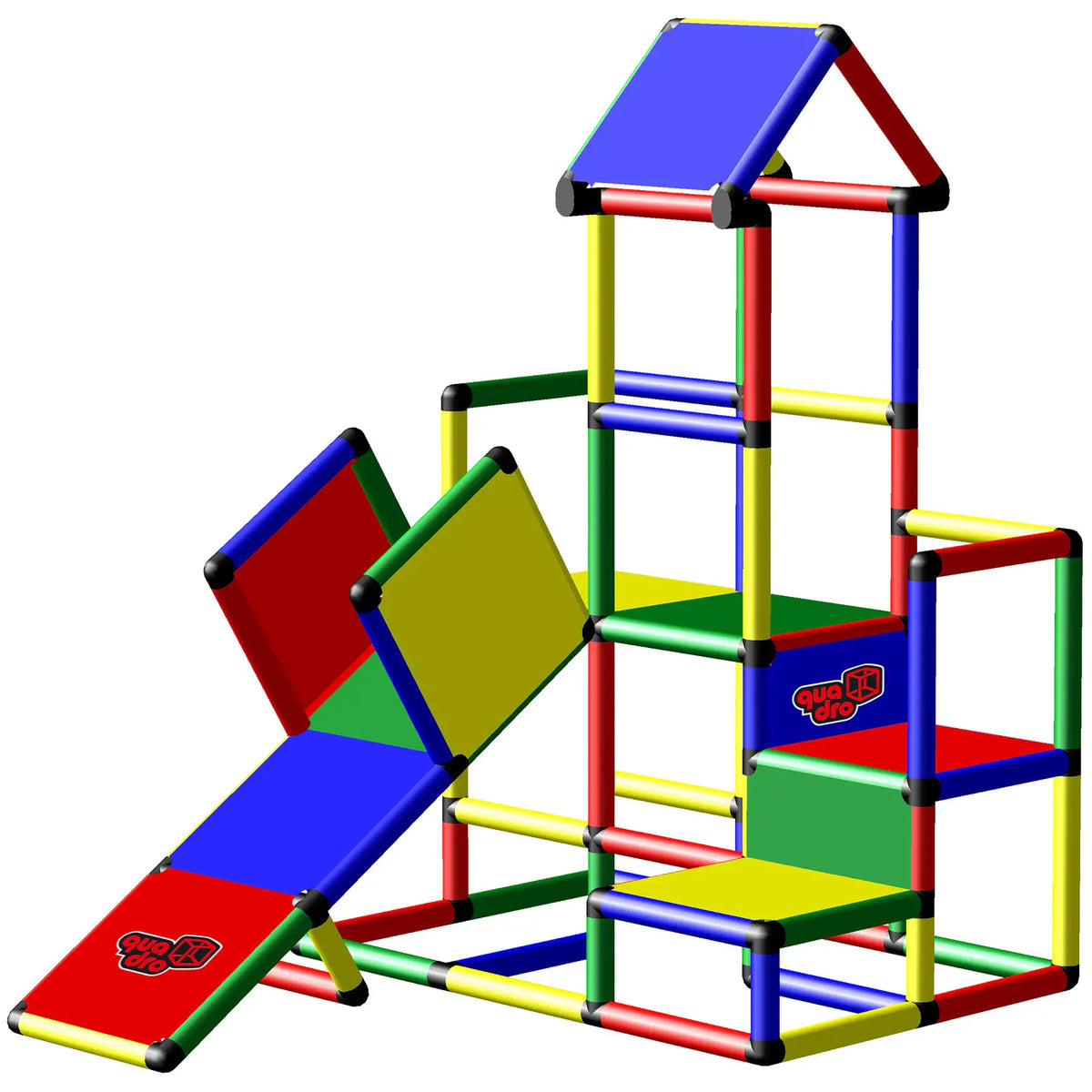 QUADRO Kletterpyramide – Aufbauidee 31