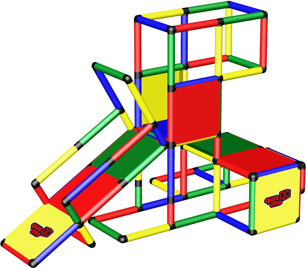 QUADRO Kletterpyramide – Aufbauidee 33
