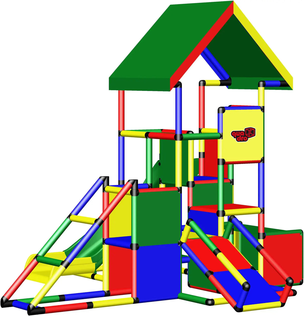 QUADRO Kletterpyramide – Aufbauidee 34