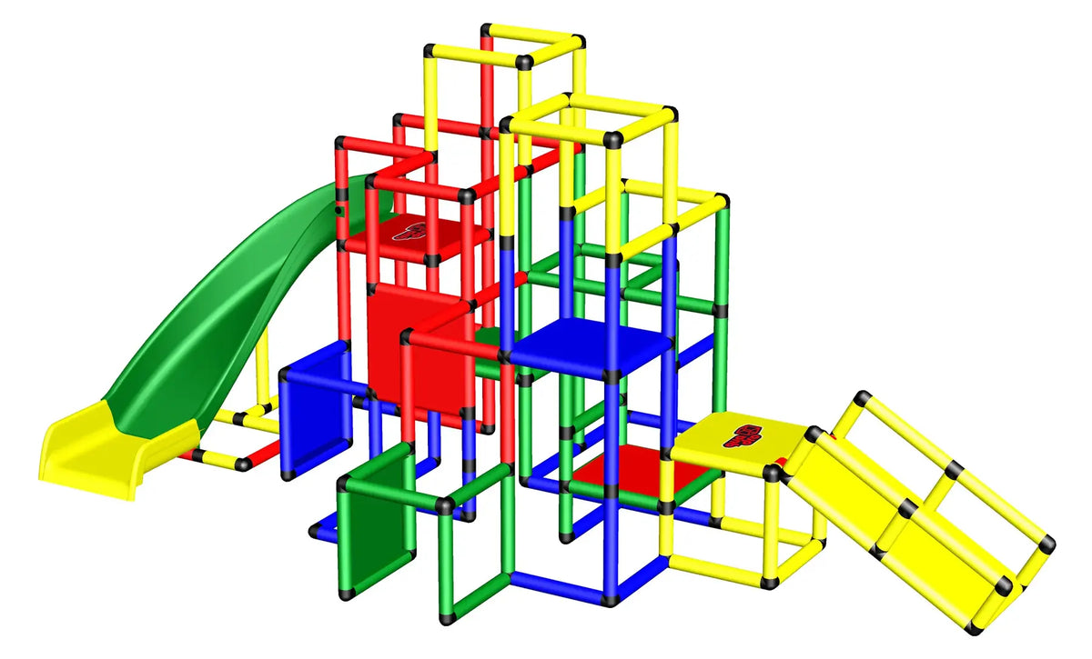 QUADRO Kletterpyramide – Aufbauidee 35