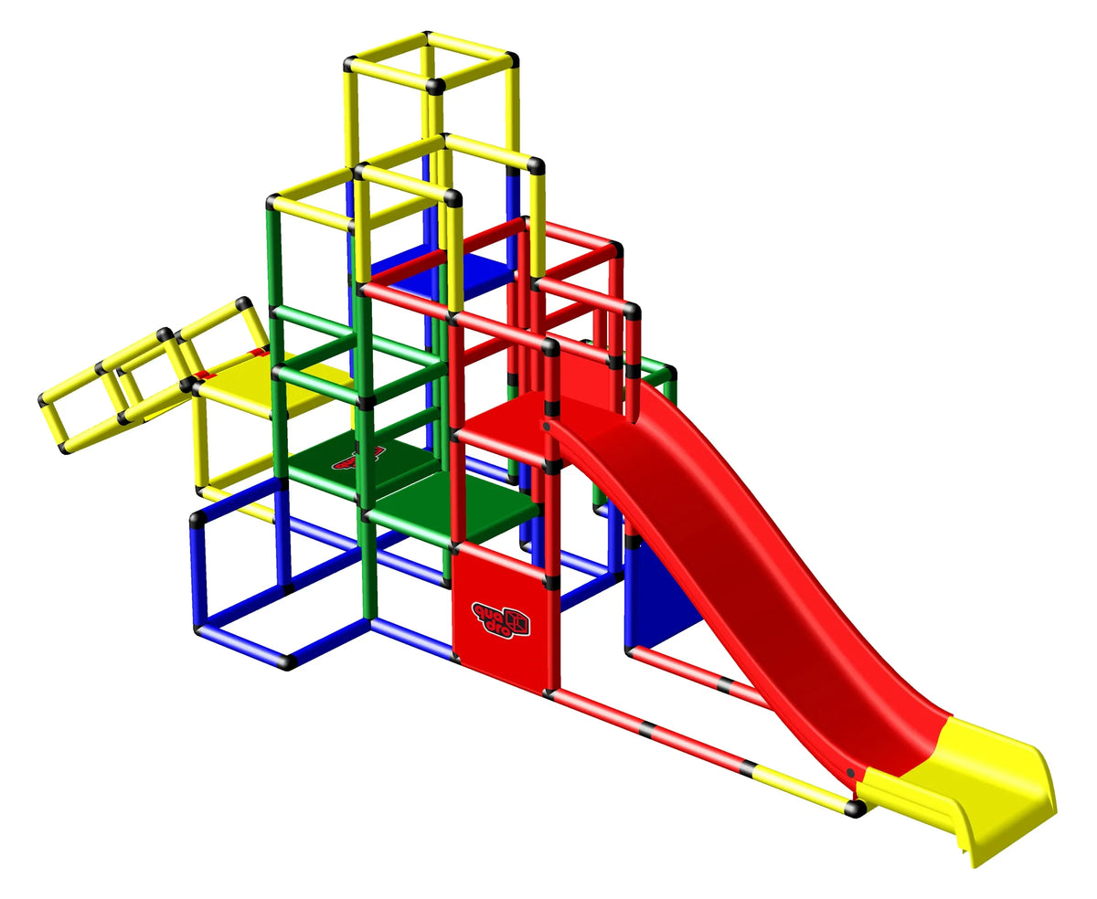 QUADRO Kletterpyramide – Aufbauidee 36