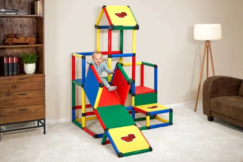 QUADRO Kletterpyramide mit Upgrade Kit – Aufbauvariante 1