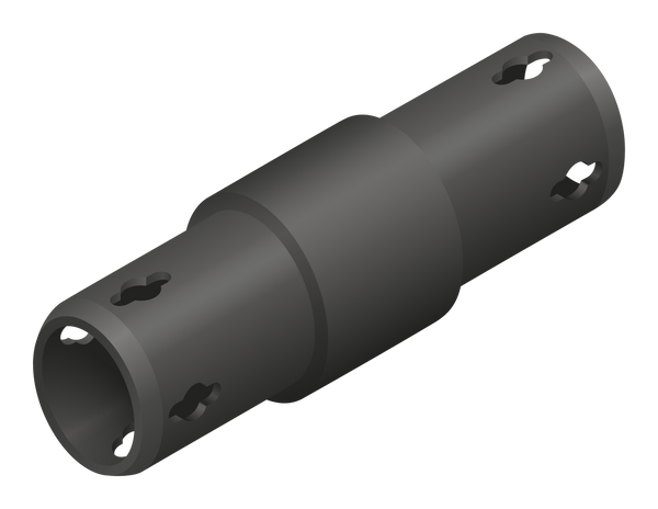 Flächenkupplung 2-armig (180°)
