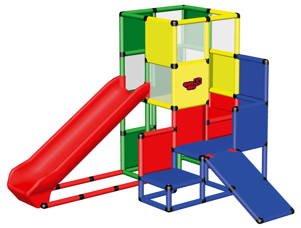Spielturm mit Integralrutsche und Babyrutsche